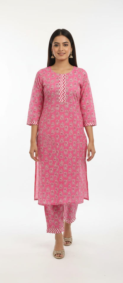 Meher Pink Charm Kurta Set