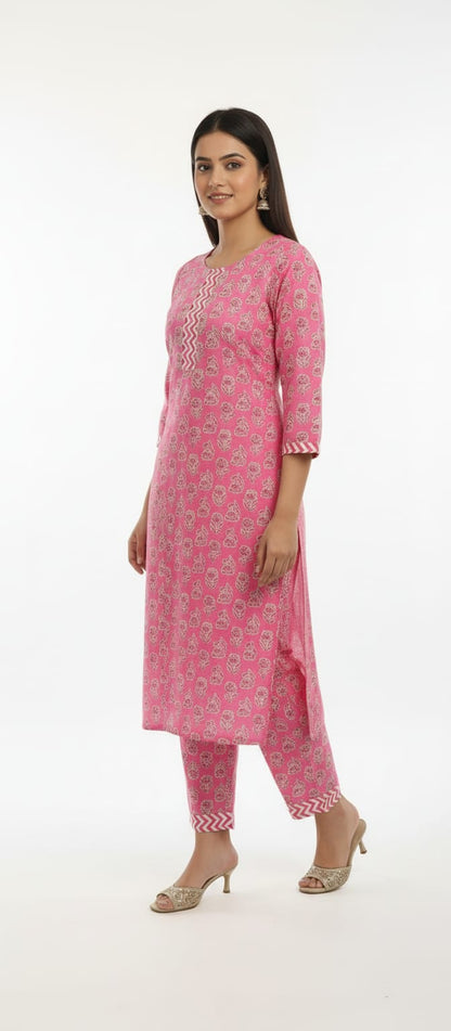 Meher Pink Charm Kurta Set